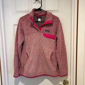Patagonia Pink Fleece Pullover